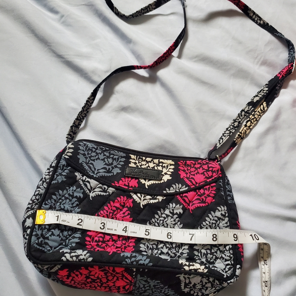 Vera Bradley Black Pink Crossbody Purse